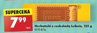 Biedronka Herbatniki z czekoladą Leibniz 125 g oferta