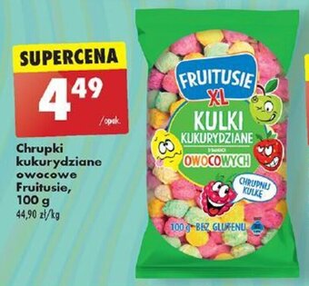 Biedronka Chrupki kukurydziane owocowe Fruitusie 100 g oferta
