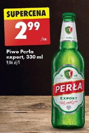 Biedronka Piwo Perła export 330 ml oferta