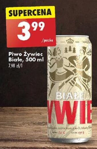 Biedronka Piwo Żywiec Białe 500 ml oferta