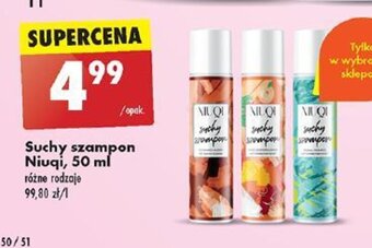 Biedronka Suchy szampon Niuqi 50 ml oferta