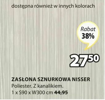 JYSK Zasłona sznurkowa nisser oferta