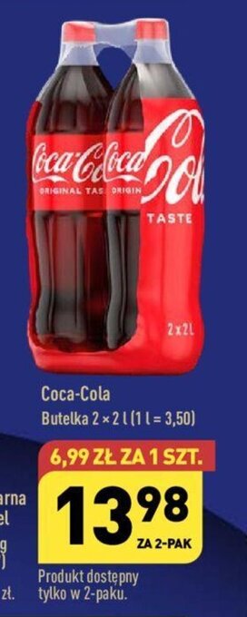 ALDI Coca-Cola 2 x 2 l oferta