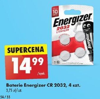 Biedronka Baterie Energizer CR 2032 4 szt. oferta