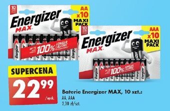 Biedronka Baterie Energizer MAX 10 szt. oferta