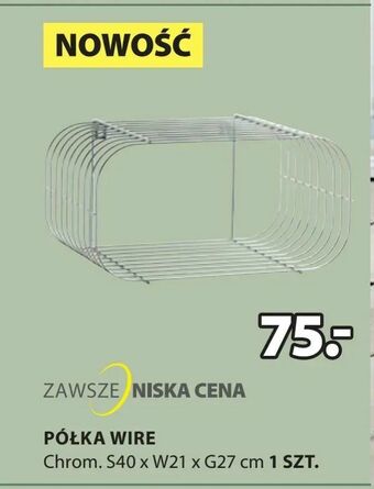 JYSK Półka wire oferta