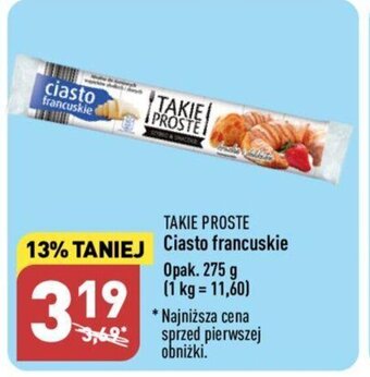 ALDI ciasto francuskie 275 g oferta