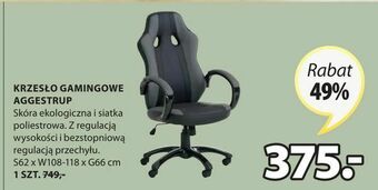 JYSK Krzesło gamingowe aggestrup oferta