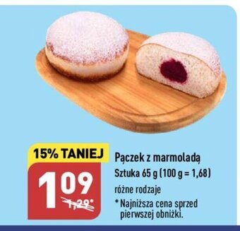 ALDI Pączek z marmoladą Sztuka 65 g oferta