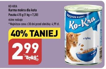 ALDI Karma mokra dla kota Puszka 415 g oferta