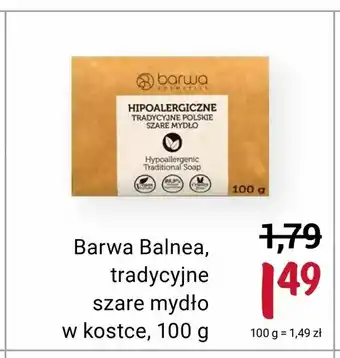 Rossmann Barwa Balnea, tradycyjne szare mydło w kostce, 100 g oferta