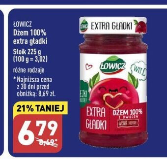 ALDI Dżem 100% extra gładki 225 g oferta