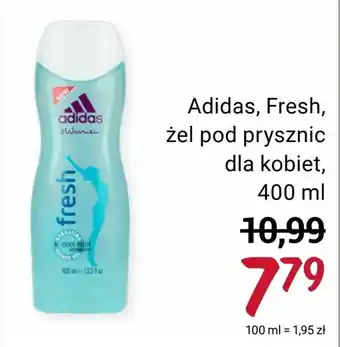 Rossmann Adidas, Fresh, żel pod prysznic dla kobiet oferta