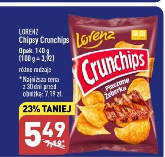 ALDI Chipsy Crunchips 140 g oferta