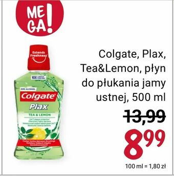 Colgate, Plax, Tea&Lemon, płyn do płukania jamy ustnej, 500 ml