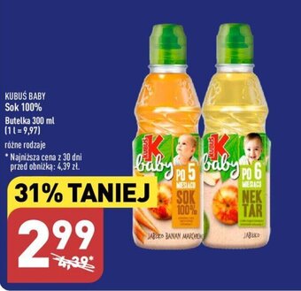 ALDI Sok 100% 300 ml oferta