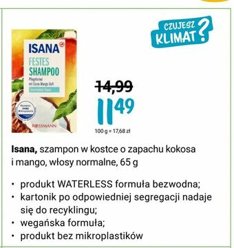 Rossmann Isana oferta