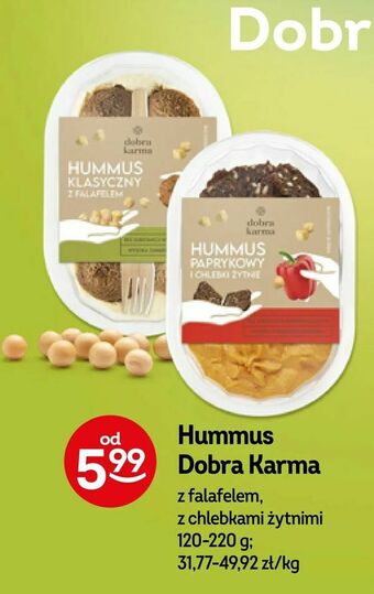 Żabka Hummus Dobra Karma oferta