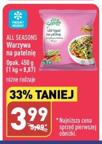 ALDI Warzywa na patelnię 450 g oferta