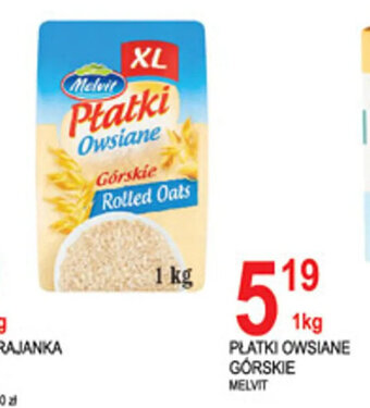 E.Leclerc Płatki Owsiane GÓRSKIE MELVIT 1kg oferta