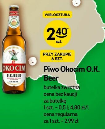 Piwo Okocim O.K. Beer