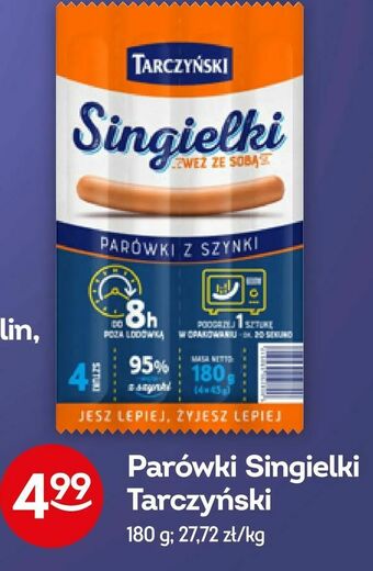 Żabka Parówki Singielki Tarczyński oferta