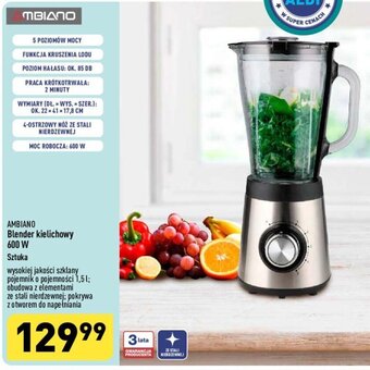 ALDI Blender kielichowy 600 W Sztuka oferta