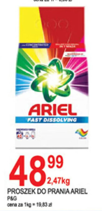 E.Leclerc PROSZEK DO PRANIA ARIEL P&G 2,47kg oferta
