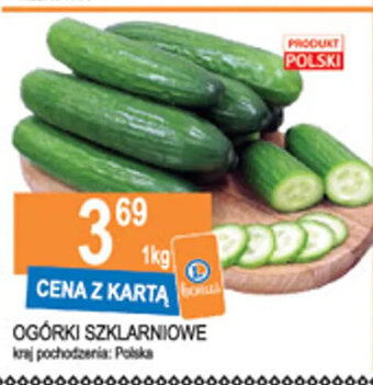 E.Leclerc OGÓRKI SZKLARNIOWE 1kg oferta