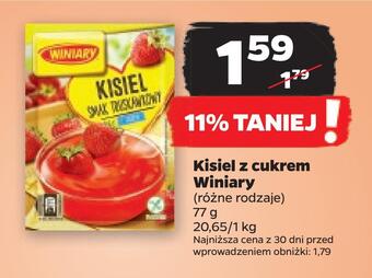 Netto Kisiel z cukrem winiary oferta