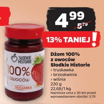 Netto Dżem 100% z owoców słodkie historie oferta