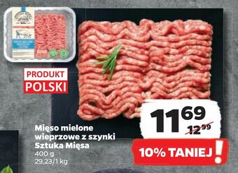 Netto Mięso mielone wieprzowe z szynki sztuka mięsa oferta