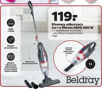 Netto Pionowy odkurzacz 2 w 1 z filtrem hepa 600 w oferta
