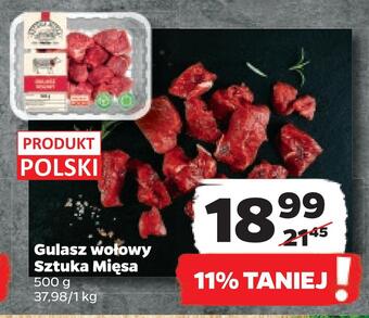 Netto Gulasz wołowy sztuka mięsa oferta