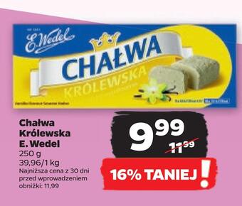 Netto Chałwa królewska e. wedel oferta