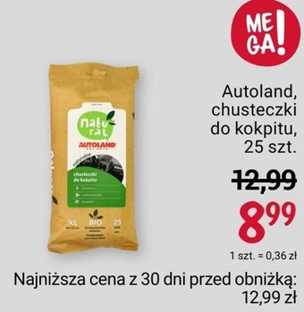 Rossmann Chusteczki do samochodu autoland oferta