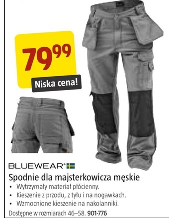 Jula Spodnie męskie bluewear oferta