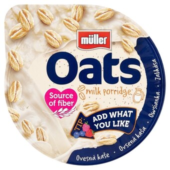 Kaufland Müller oats owsianka z pełnoziarnistymi płatkami owsianymi 160 g oferta