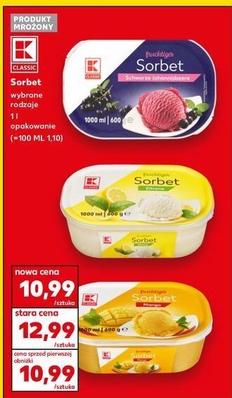 Kaufland Sorbet mango oferta
