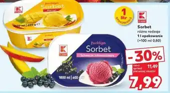 Kaufland Sorbet mango oferta