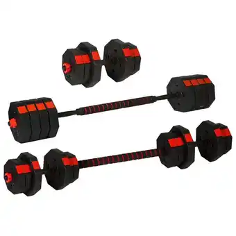 Decathlon Zestaw do treningu siłowego 2w1 enero fit hantla sztanga oferta