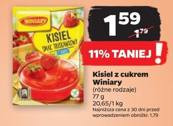 Netto Kisiel z cukrem Winiary 77g oferta