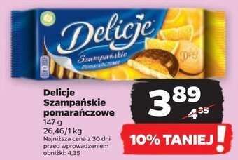 Netto Delicje Szampańskie pomarańczowe 147g oferta