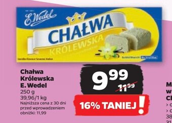 Netto Chałwa Królewska E.Wedel 250g oferta