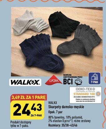 ALDI Skarpety damsko-męskie Opak. 7 par oferta