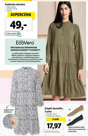 Lidl Sukienka damska oferta