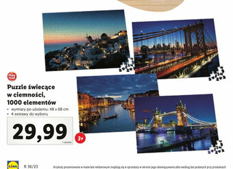 Lidl Puzzle świecące w ciemności, 1000 elementów oferta