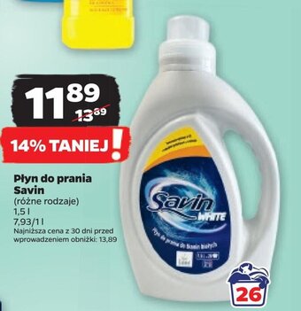 Netto Płyn do prania Savin 1,5l oferta