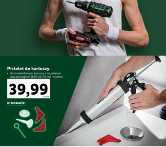 Lidl Pistolet do kartuszy oferta