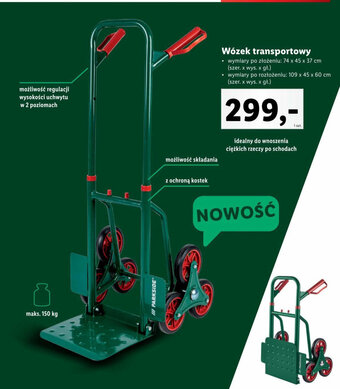 Lidl Wózek transportowy oferta